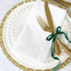 IRISH LINEN HEMSTITCH NAPKIN - Block Monogram