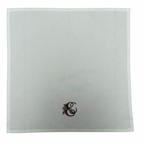 Monogram Christmas Napkins