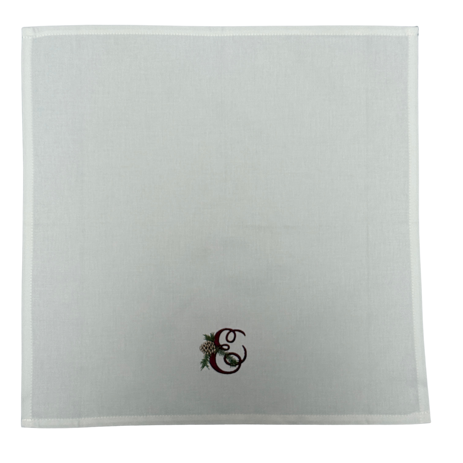 Monogram Christmas Napkins