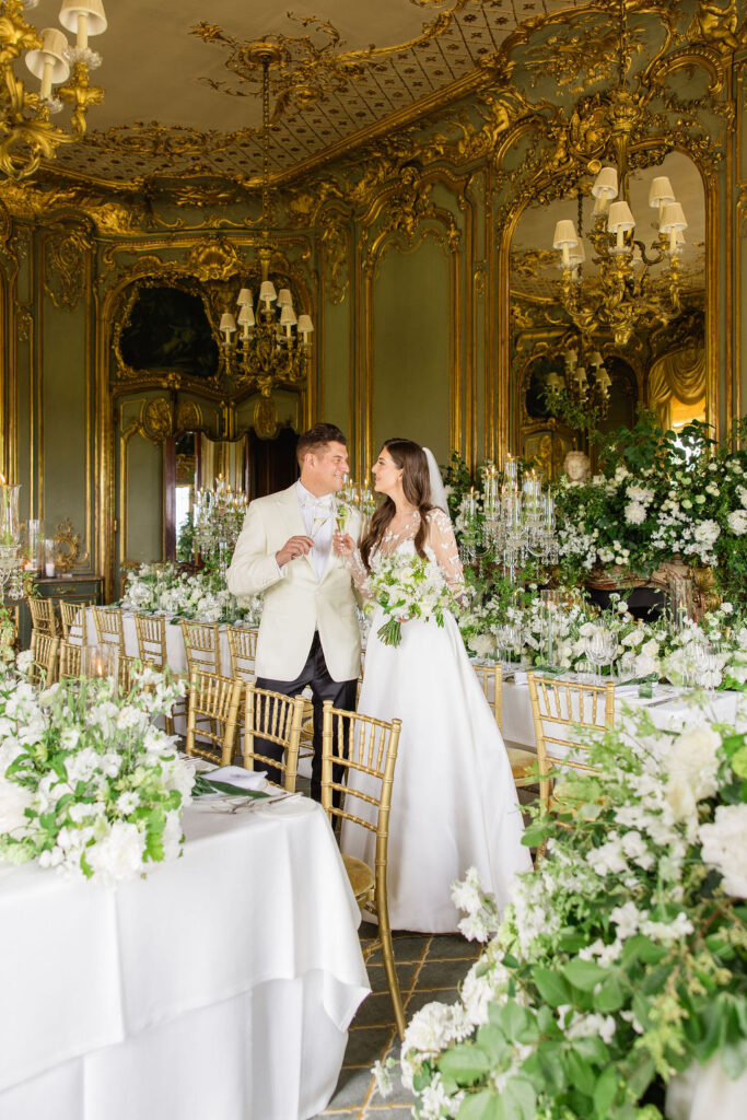 Custom Wedding Napkins for a Luxury Wedding at Cliveden House