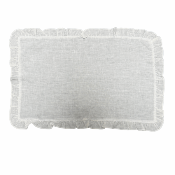 linen ruffle placemat