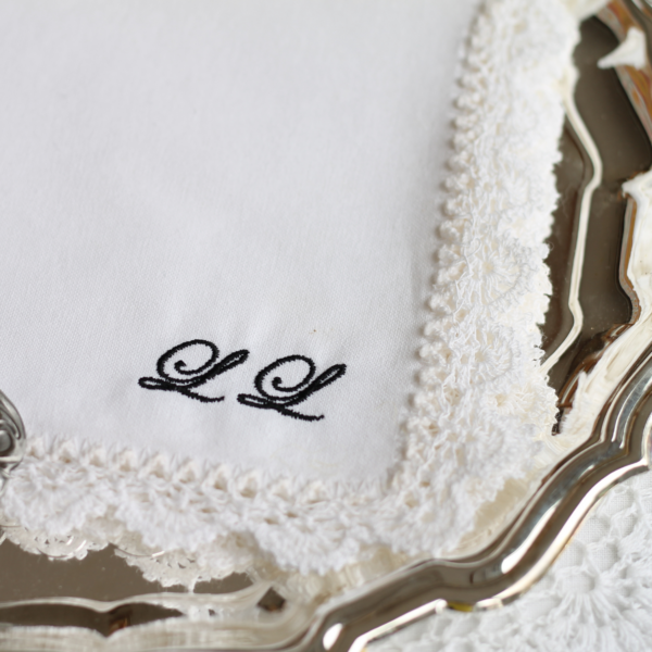 Cotton Crochet Lace Edge Tea Napkin
