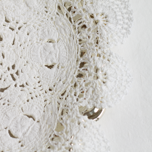 Crochet Placemat scallopped Personalised Crochet Placemat