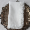 Linen & Nottingham Ruffle Lace Napkin