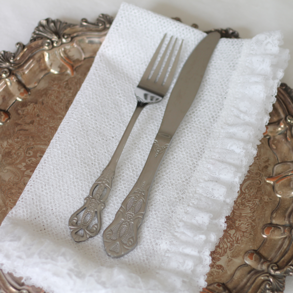 Nottingham Ruffle Lace Napkin