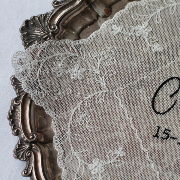 Personalised Nottingham Lace Doily