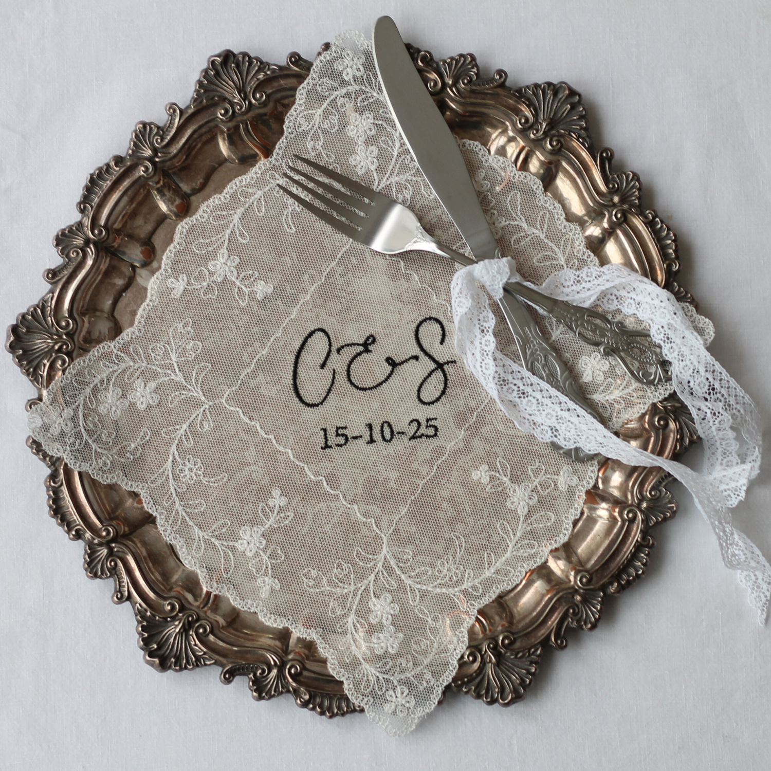 Personalised Nottingham Lace Doily