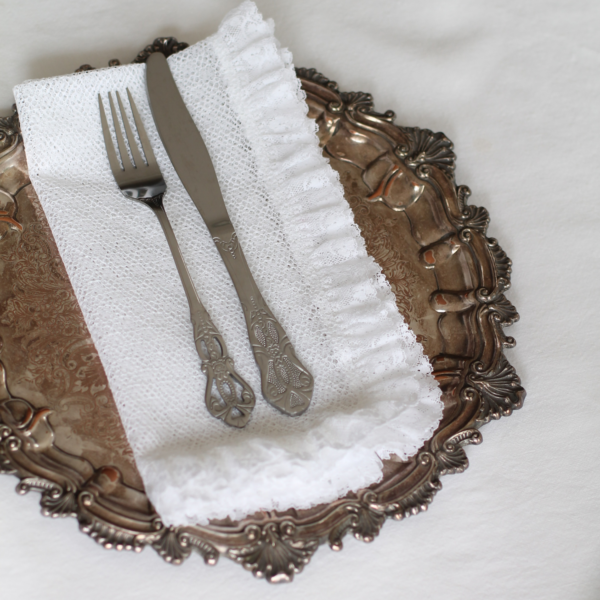 Nottingham Ruffle Lace Napkin