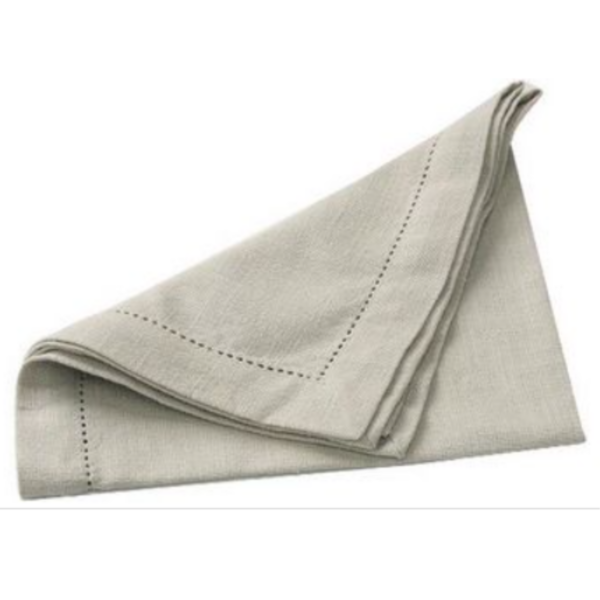 natural cotton hemstitch napkin