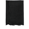 The Studio Napkin Collection Plain hem, Hemstitch & Scallop Napkins Black single scallop