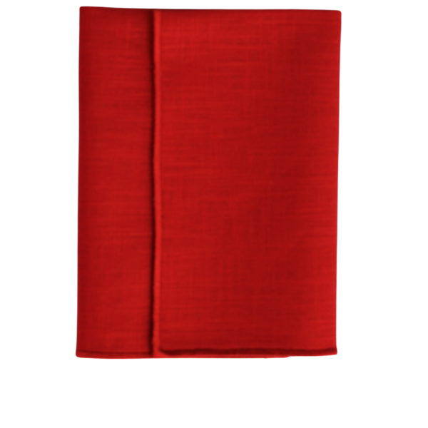 The Studio Napkin Collection Plain hem, Hemstitch & Scallop Napkins Burgundy Zara Single Square
