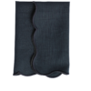The Studio Napkin Collection Plain-hem, Hemstitch & Scallop Napkins Dark Navy