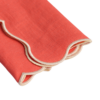 The Studio Napkin Collection Plain hem, Hemstitch & Scallop Napkins Dusky Coral