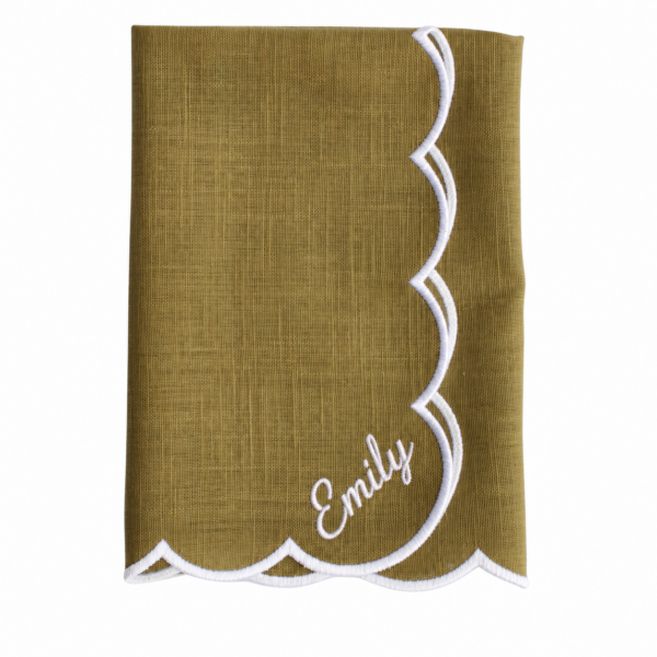 The Studio Napkin Collection Emily - Single Scallop