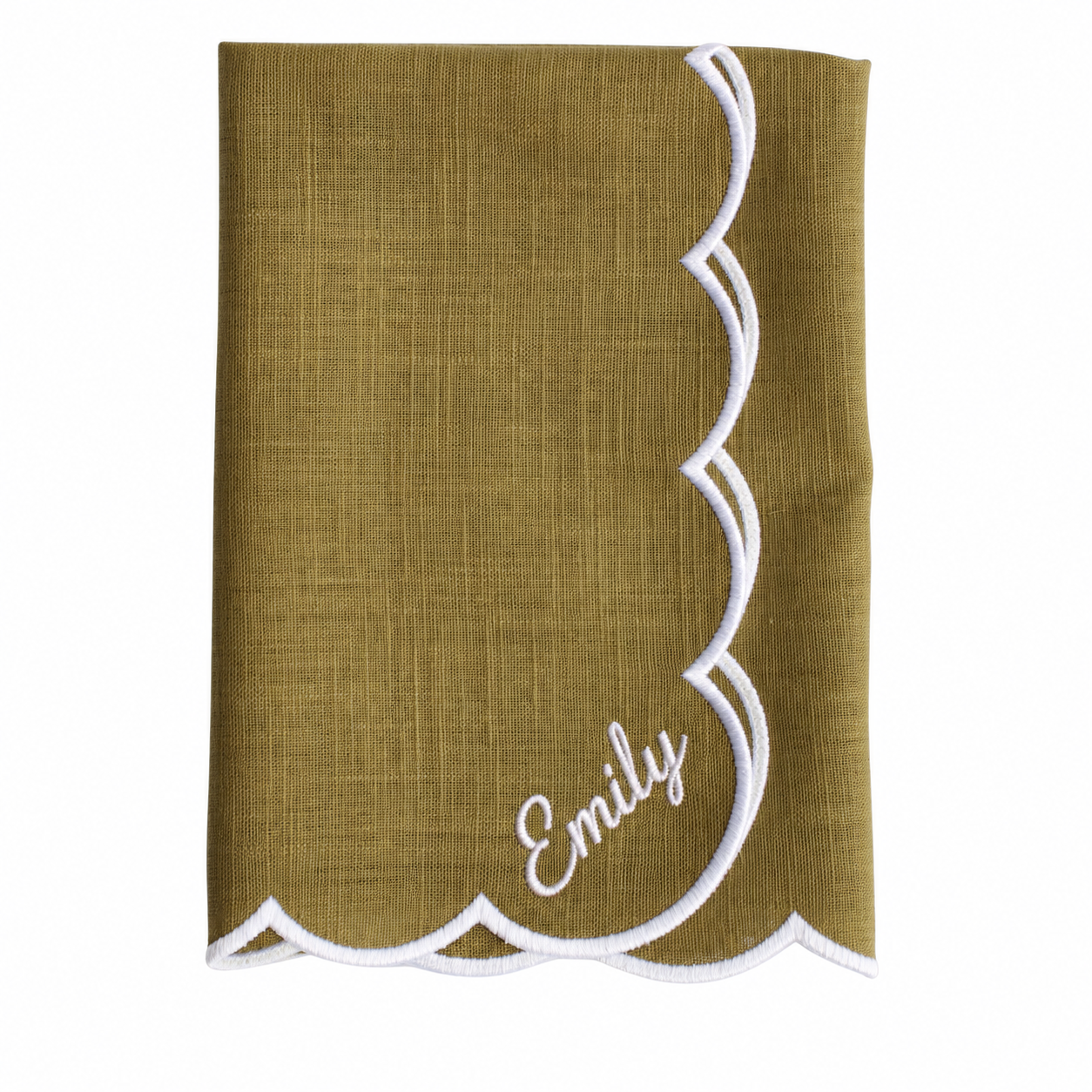 The Studio Napkin Collection Emily - Single Scallop