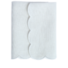 The Studio Napkin Collection Plain-hem, Hemstitch & Scallop Napkins Soft white