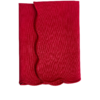 The Studio Napkin Collection Plain hem, Hemstitch & Scallop Napkins Scarlet red