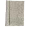 The Studio Napkin Collection Plain hem, Hemstitch & Scallop Napkins Grey