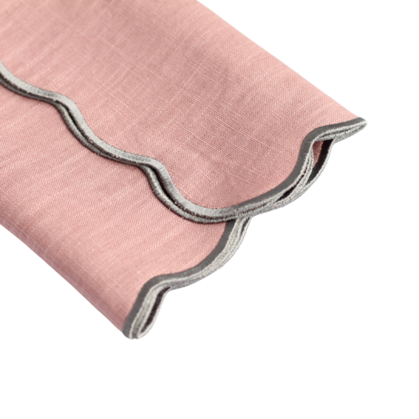 The Studio Napkin Collection Plainhem, Hemstitch & Scallop Napkins Lavender