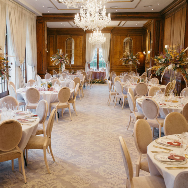 COTTON NAPKINS Personalised House Wedding Venue Portrait Embroidered onto Napkins, Hedsor House