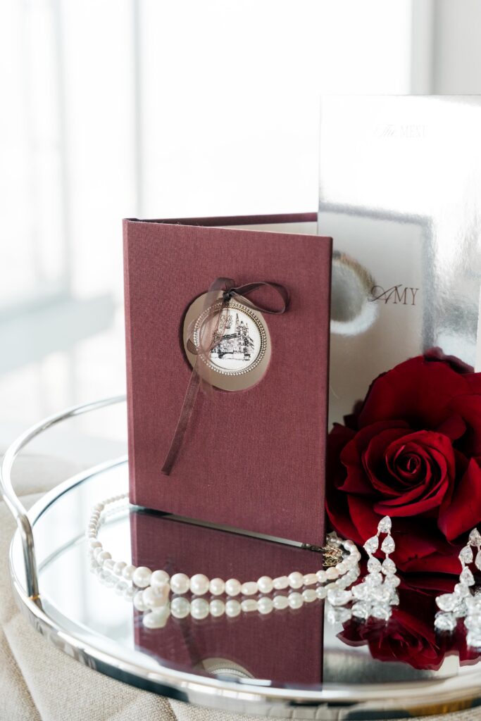 Luxury Wedding Tables with Embroidered Napkins at The Shard
