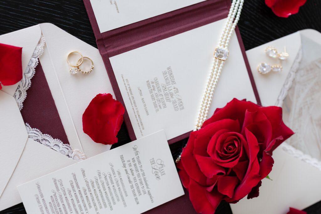 Luxury Wedding Tables with Embroidered Napkins at The Shard