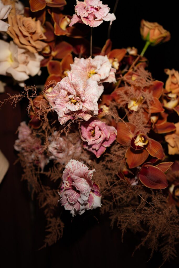 Luxury Wedding Tables with Embroidered Napkins at The Shard