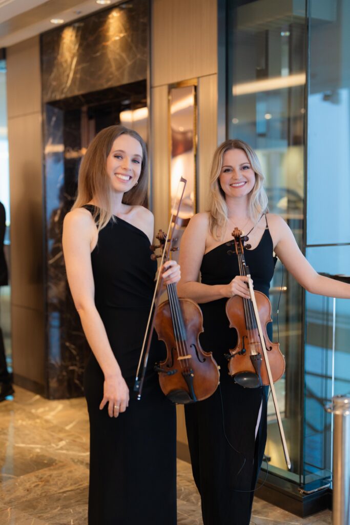 Luxury Wedding Tables with Embroidered Napkins at The Shard