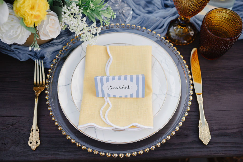 Table Styling by Colour: The Studio Napkin Collection