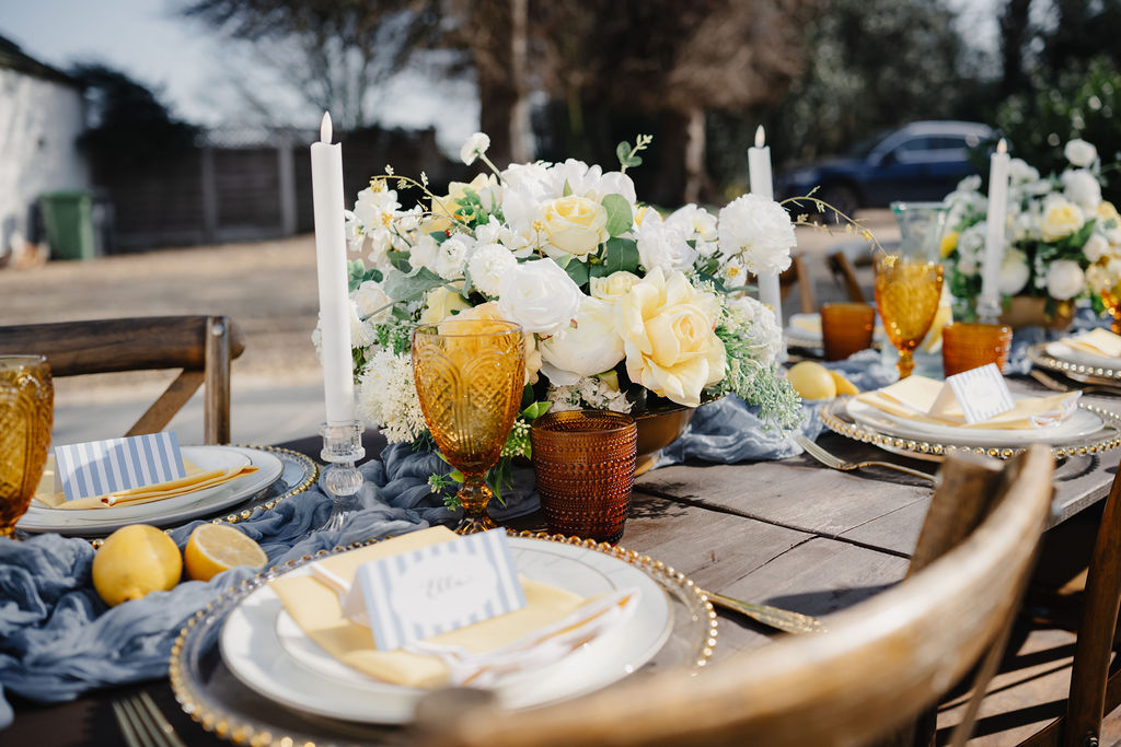 Table Styling by Colour: The Studio Napkin Collection