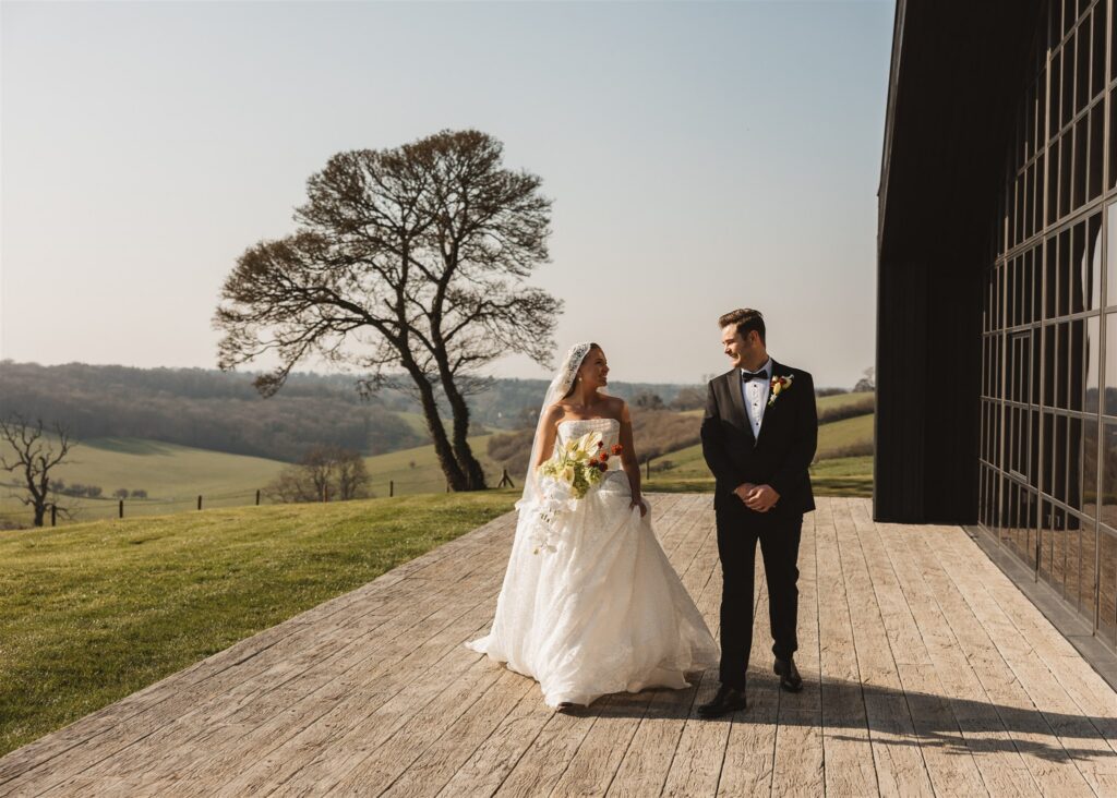 A Modern Wedding Tablescape with Heirloom Lace Accessories