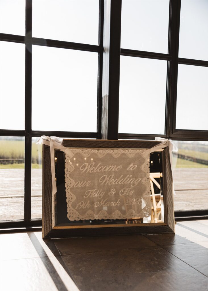 A Modern Wedding Tablescape with Heirloom Lace Accessories