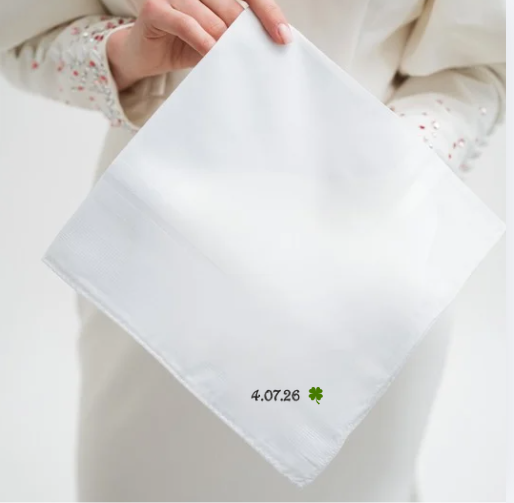 Custom embroidery handkerchief