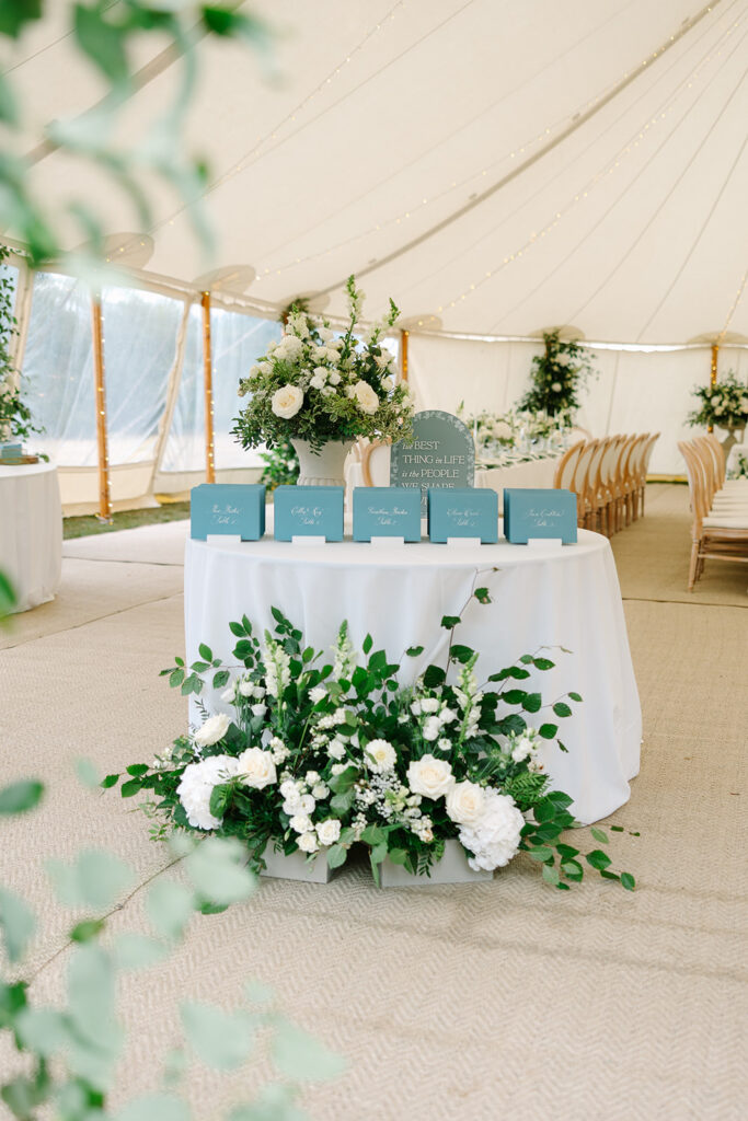 Custom Wedding Napkins for a Romantic Country House Wedding at Findon Place