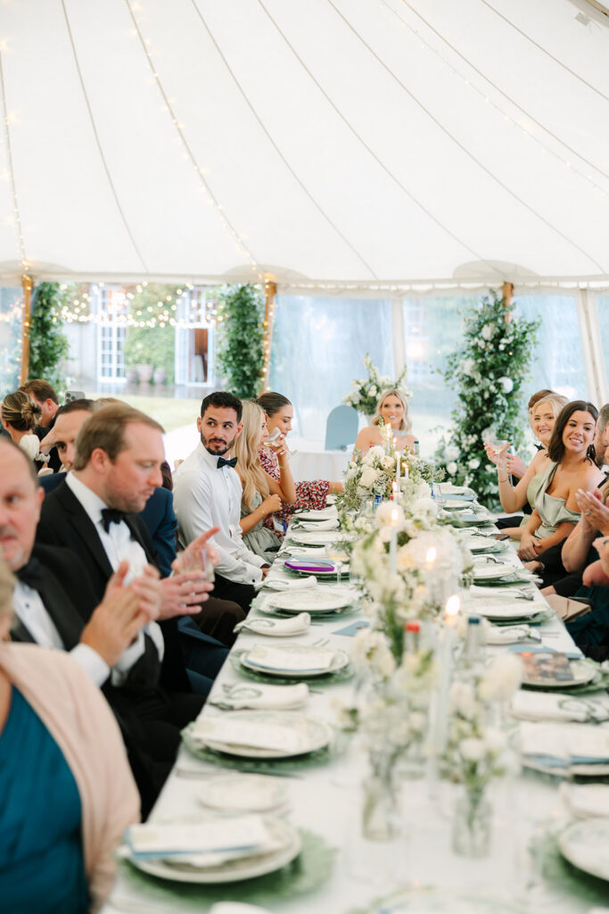 Custom Wedding Napkins for a Romantic Country House Wedding at Findon Place