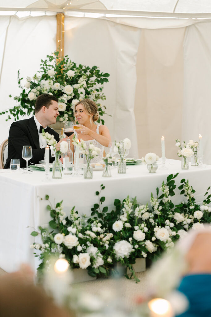 Custom Wedding Napkins for a Romantic Country House Wedding at Findon Place