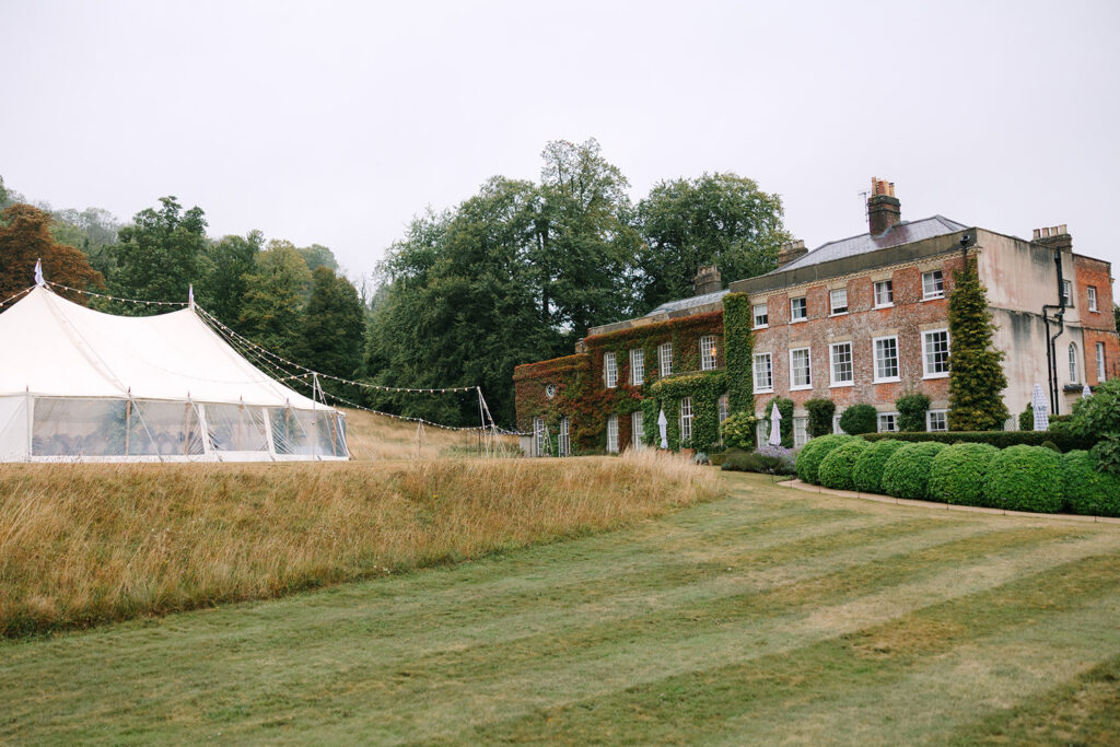 Custom Wedding Napkins for a Romantic Country House Wedding at Findon Place