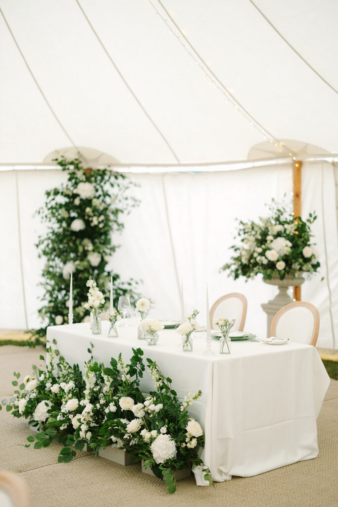 Custom Wedding Napkins for a Romantic Country House Wedding at Findon Place