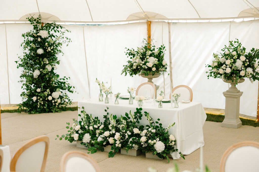 Custom Wedding Napkins for a Romantic Country House Wedding at Findon Place