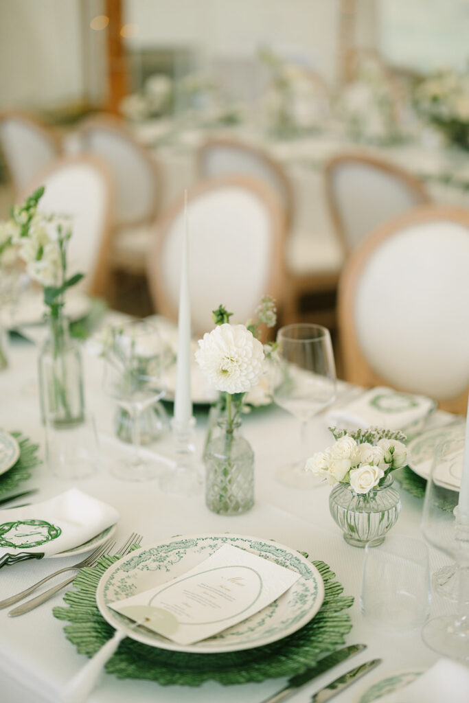 Custom Wedding Napkins for a Romantic Country House Wedding at Findon Place