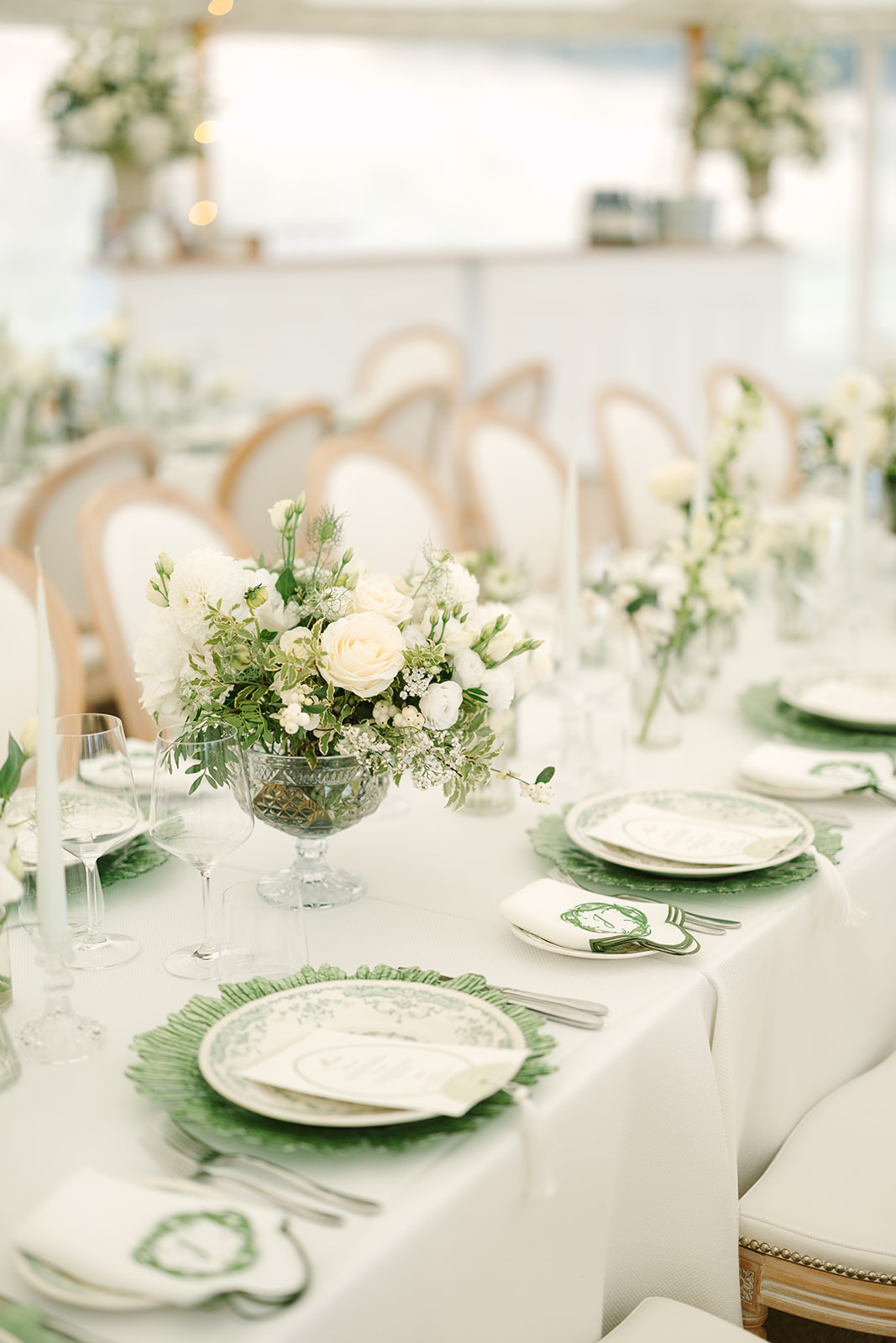 Custom Wedding Napkins for a Romantic Country House Wedding at Findon Place