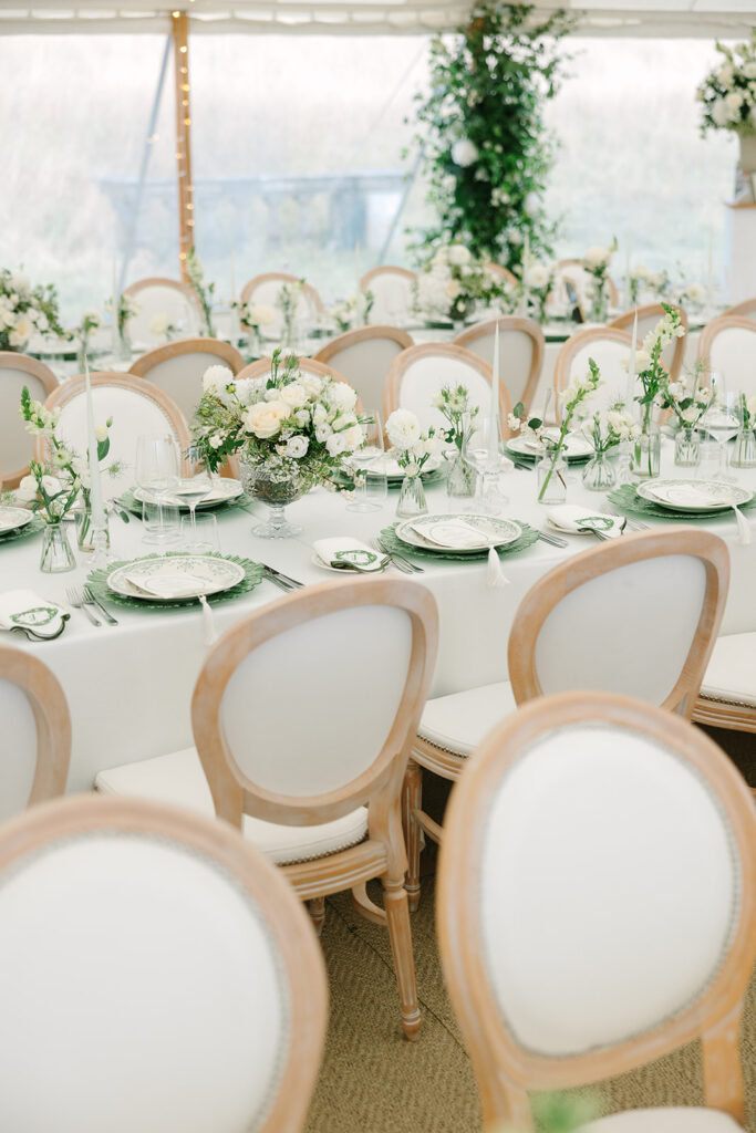 Custom Wedding Napkins for a Romantic Country House Wedding at Findon Place