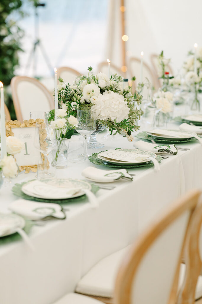 Custom Wedding Napkins for a Romantic Country House Wedding at Findon Place