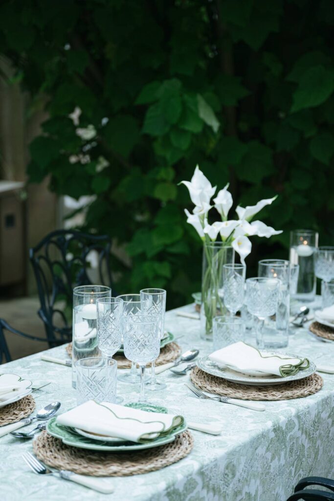 Luxury Green & White Wedding Inspiration at Harlaxton Manor