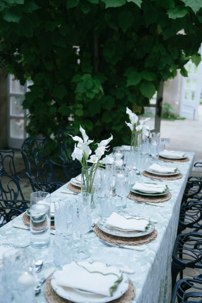 Luxury Green & White Wedding Inspiration at Harlaxton Manor