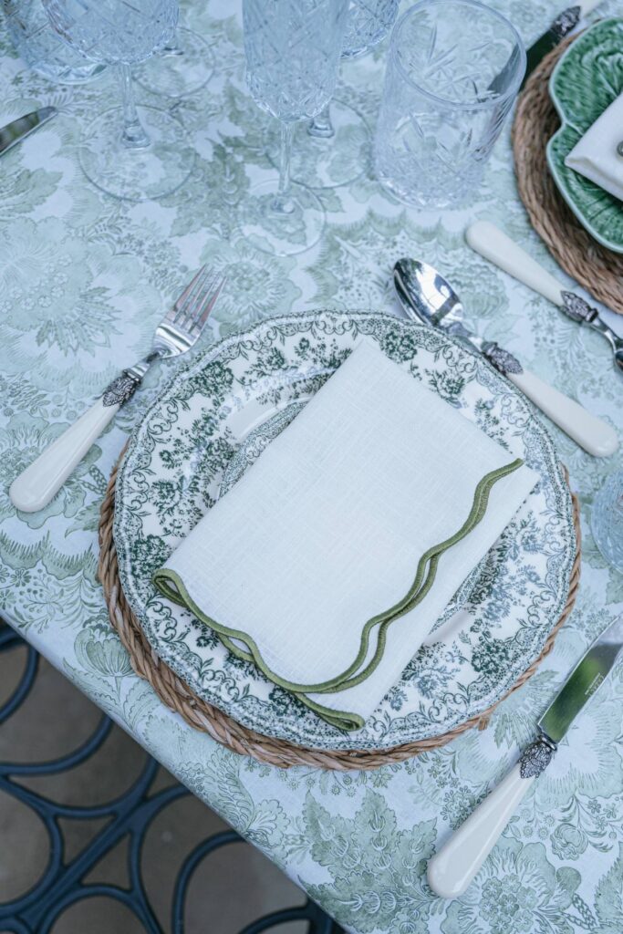 Luxury Green & White Wedding Inspiration at Harlaxton Manor