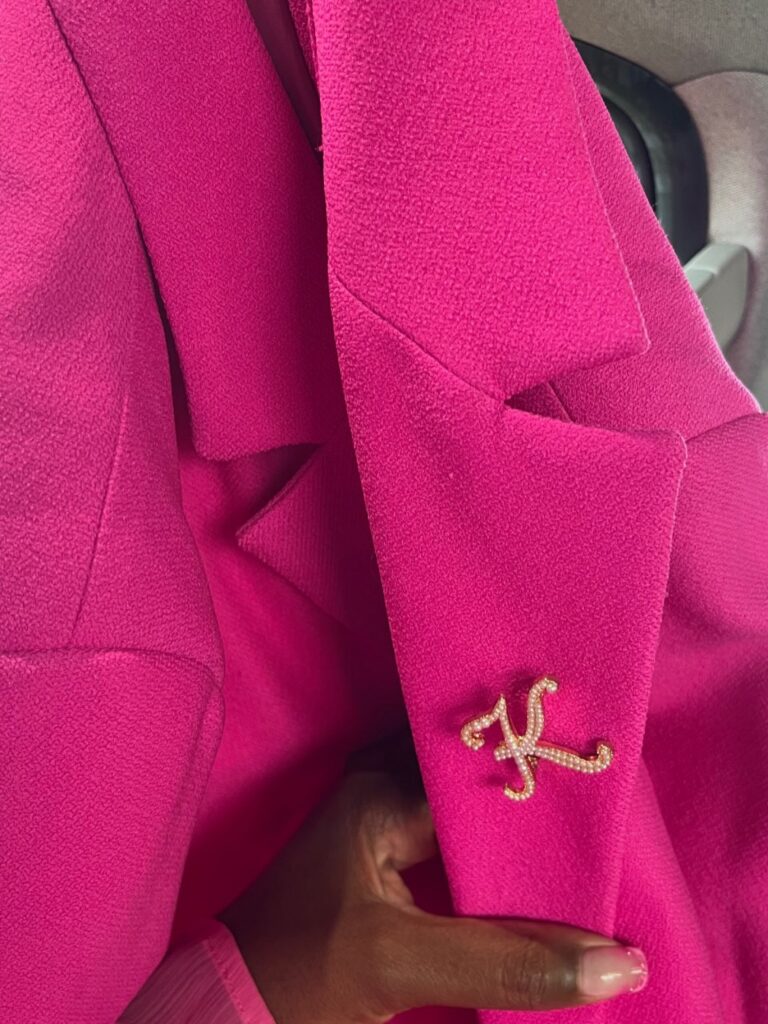 Bespoke Embroidered Napkins for Kurt Geiger & Tina Knowles