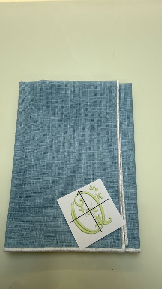 bound edge custom napkin