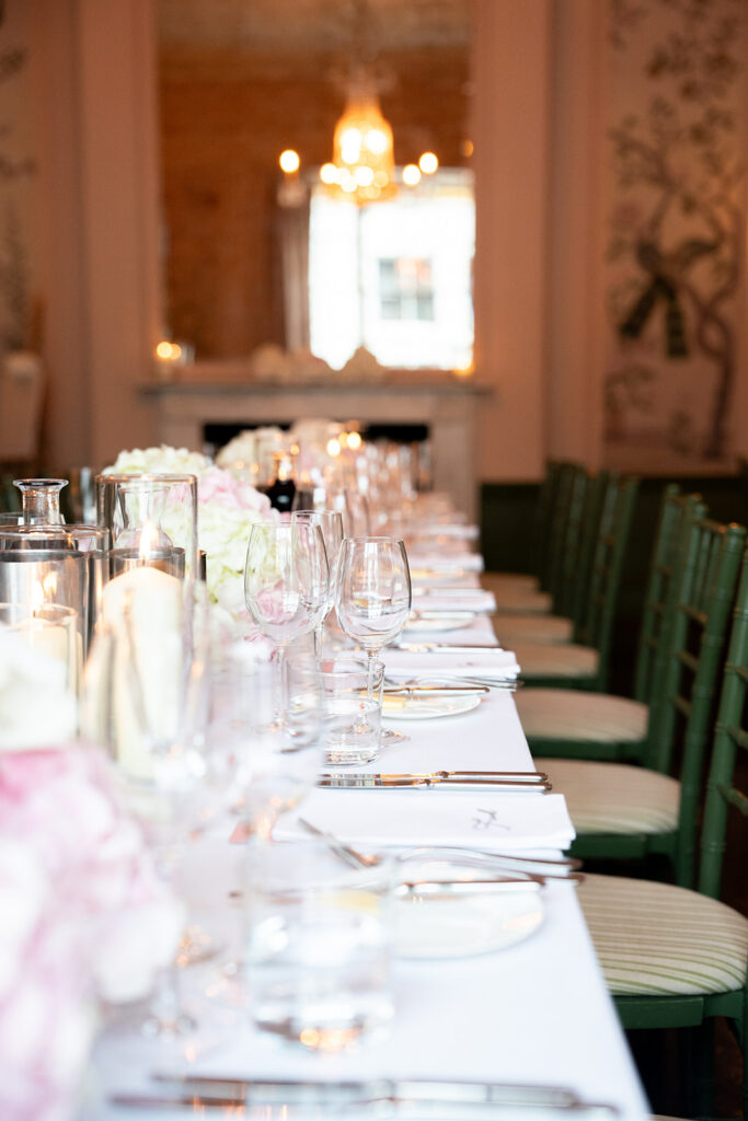Personalised Place Setting Napkins for Zuska & Amos' Beautiful Wedding