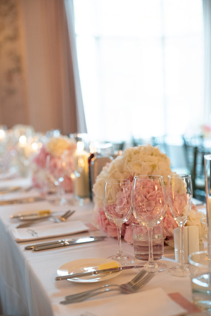 Personalised Place Setting Napkins for Zuska & Amos' Beautiful Wedding